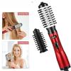 New Hot Air Hair Brush 3 In 1 Rotating Electric Hot Air Brush Salon Negative Ionic Blow Dryer Hairstyler Straightener & Curler