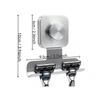 Removable Suction Cup Razor Holder Wall Mounted Shaver Storage Rack  Washroom Wall