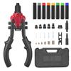 Rivet Nut Tool,3 In 1 Rivet Setter Kit,Rivet Nut Pliers Set with 6 Metric and SAE