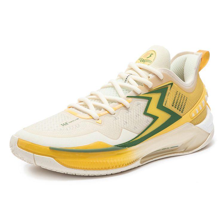 Баскетбольные кроссовки 361 BIG3 5.0 Quick PRO Мужские Низкие Feather White/Stamen Yellow 672441119-2