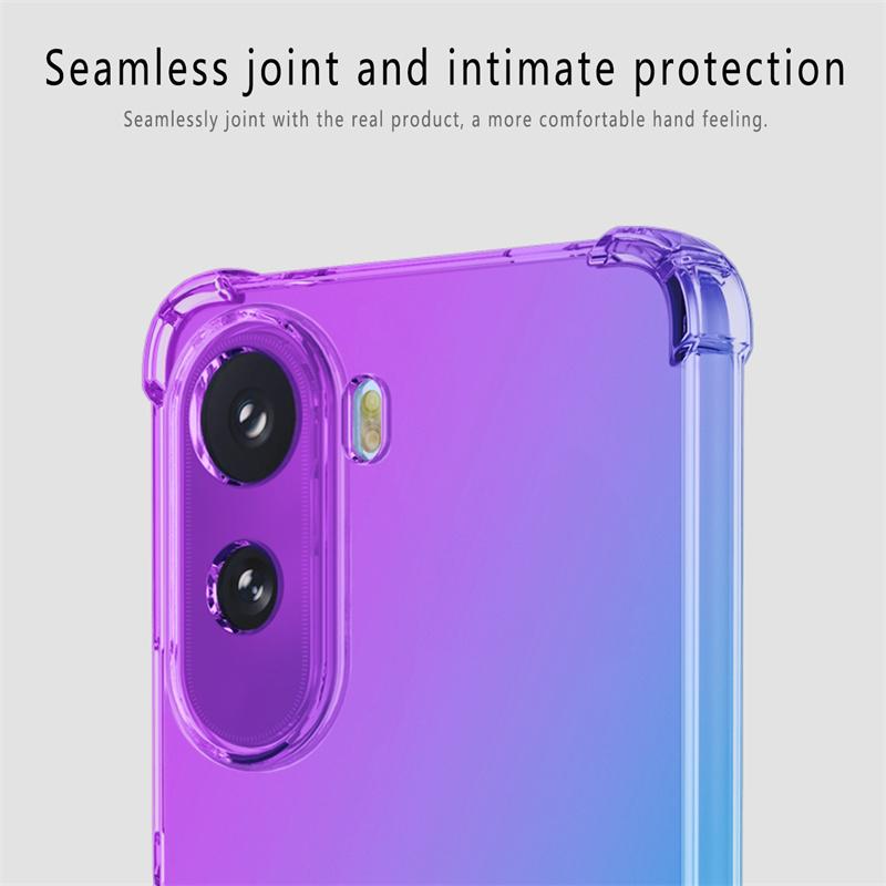 Ударопрочный градиентный чехол из ТПУ с усиленными углами для Xiaomi Redmi A7 Pro 4G, защитная прозрачная крышка, Fundas Coque Capa