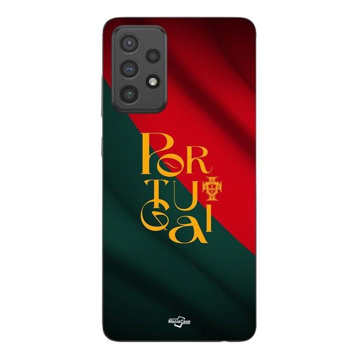 Coque - MANIACASE - Samsung Galaxy A33 5G - Drapeau Portugal - Noir - Protection quotidienne