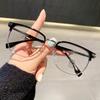 New business casual frame men's anti-blue light glasses metal glasses frame women's eyebrow glasses frame