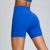 Women's Solid Color Hip Lifting And Abdominal Tightening Yoga Pants Quarter Tight Sports Shorts