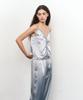Atempo Lace Slip Pajama Set / Silver Blue