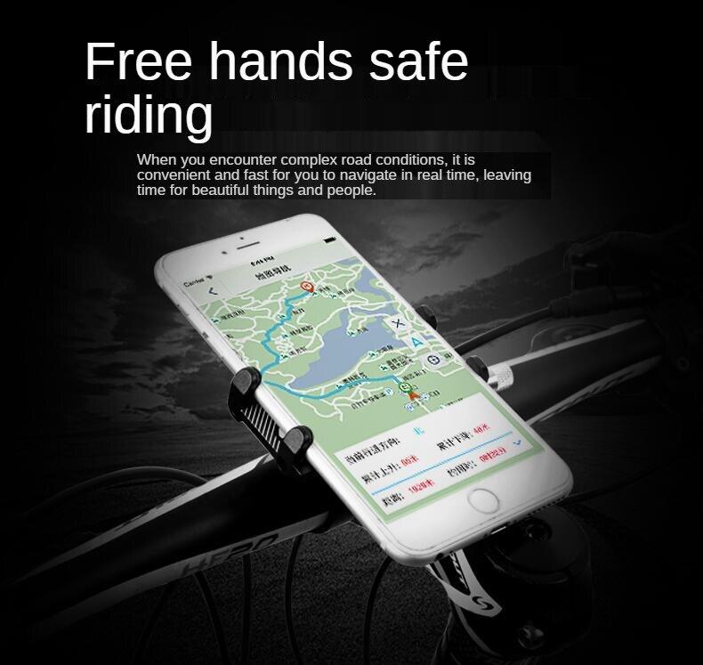 Aluminum Alloy Mobile Phone Holder Bicycle Bracket Mobile Phone Navigation Bracket