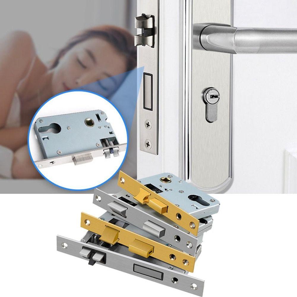Silent Door Lock Cylinder Security Mechanical Lock New Door Lock Body  Door