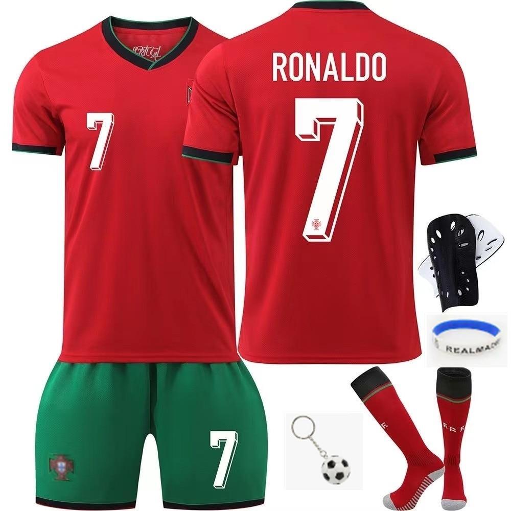 2024/2025 Portugal Kids Soccer Jersey Set Euro Cup Ronaldo Fan T-Shirt ANUTETOUNI®
