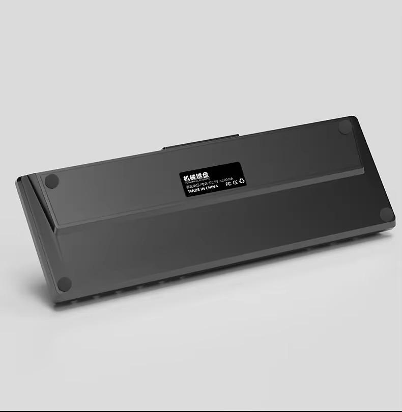 K68 Проводная механическая клавиатура 10 видов цветной подсветки Игровая и офисная Для системы Microsoft Windows и IOS