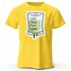 South American Humorous Pure Cotton Tshirt for Office Workers Menwomen Loose Oversized Breathable Short Sports Sleeved Shirt