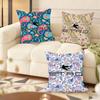 Fashion Design EEtroS Cushion Cover Natural Linen Organic Fabric DoubleSided Printing Couch Pillow Covers Home Decor