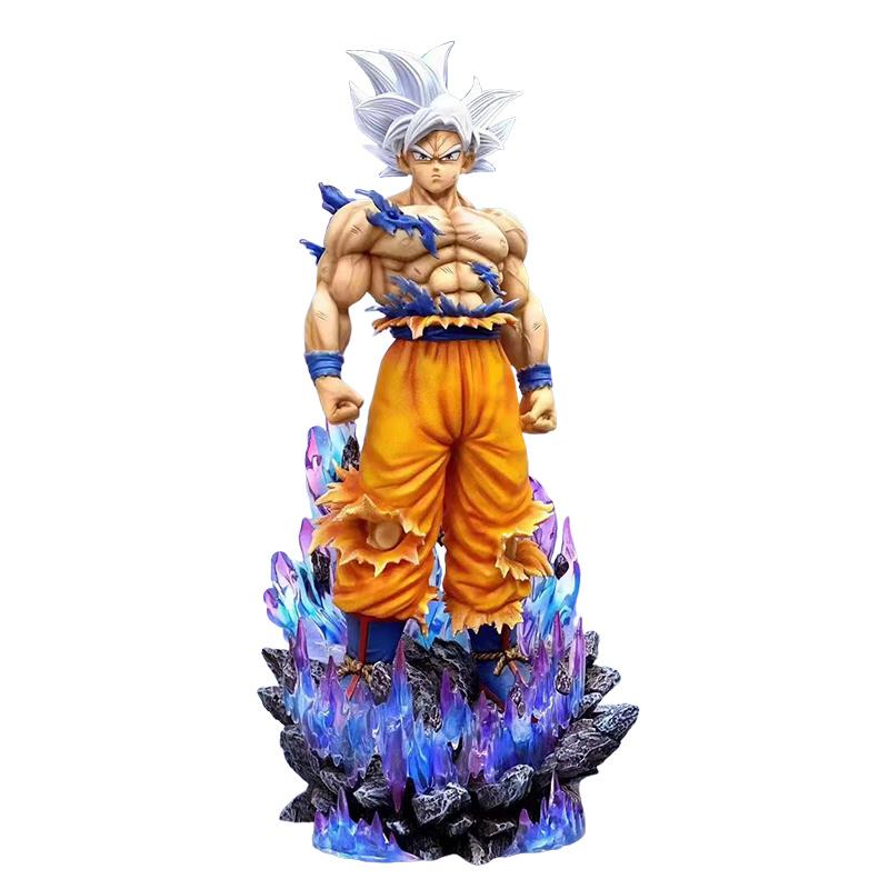 33см Аниме Dragon Ball Фигурка Сон Гоку Фигурки Действия Ультра Инстинкт Гоку Фигурка ПВХ Статуя Модель Коллекционная Декорация Игрушки