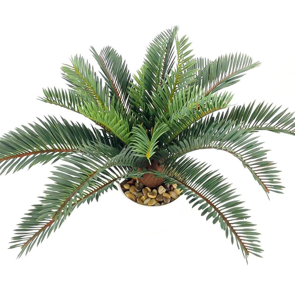 Tropical Plant Artificial Palm Tree Branch Large Coconut Tree Leafs Home Garden Decor