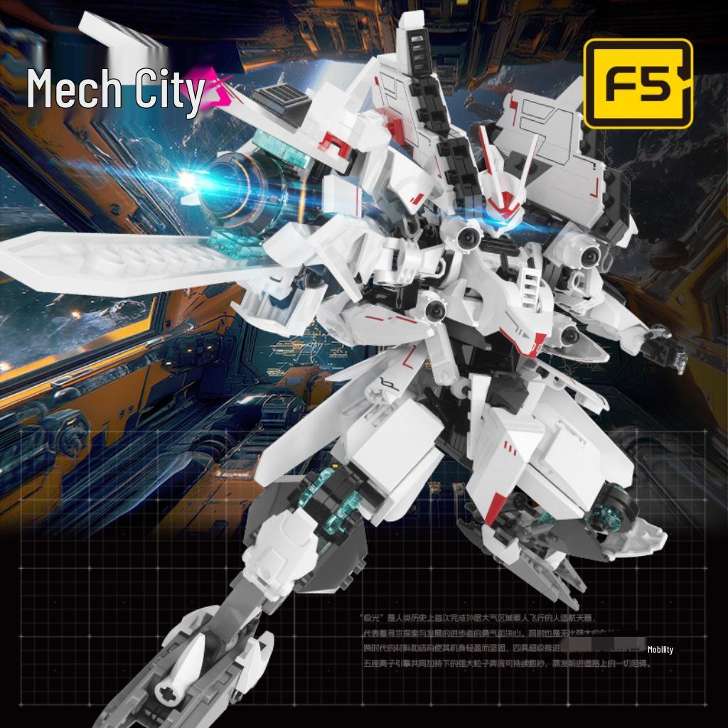 Модель mecha-конструктора Jiaqi Alpha - Образовательная игрушка для мальчиков