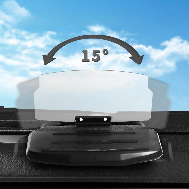 Автомобильный спидометр Беспроводная зарядка HUD Проекционный дисплей Цифровой спидометр Проектор Транспортные средства Авто Электроника Аксессуары