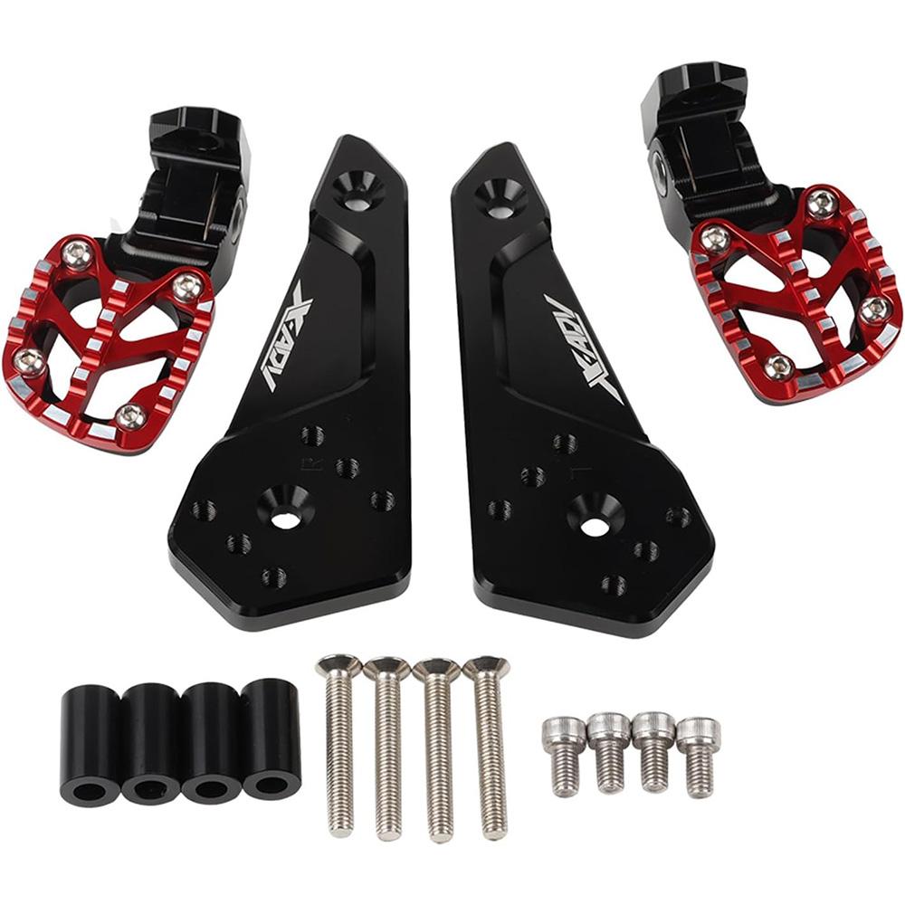 MTKRACING for HONDA XADV 750 2017-2025 Motorcycle Accessories Folding Rear Foot Pegs Passenger Foot Rest Pedal Footrest Footpegs