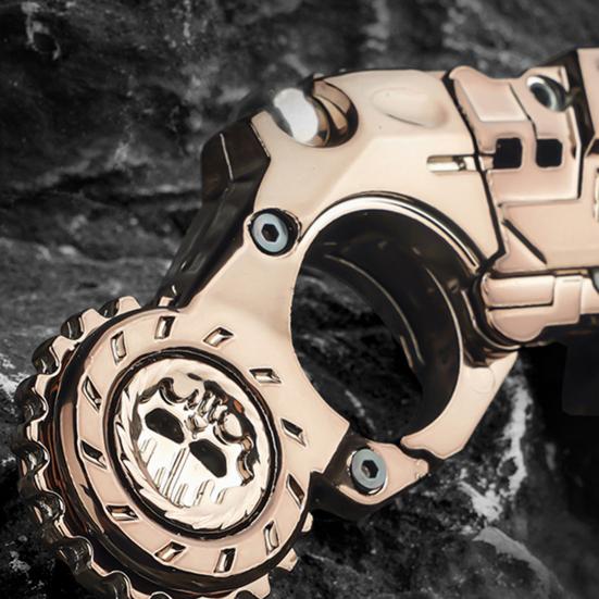 Aluminum Alloy Fidget Shooter Toy Stress Relief Bullets Launcher Portable Travel Decompression EDC Fidget