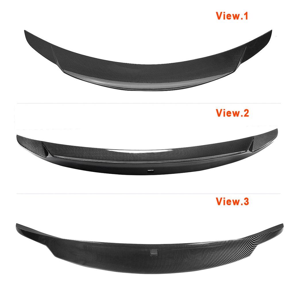 ПОДХОДИТ ДЛЯ 2008-2013 INFINITI G37 2-ДВЕРНЫЙ ГЛЯНЦЕВЫЙ ЧЕРНЫЙ/Углеродное волокно ВЫСОКИЙ СПОЙЛЕР ЗАДНЕГО БАГАЖНИКА С ГЛЯНЦЕВОЙ ОТДЕЛКОЙ