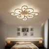 Простой современный цветочный лепесток, теплый потолочный светильник для спальни