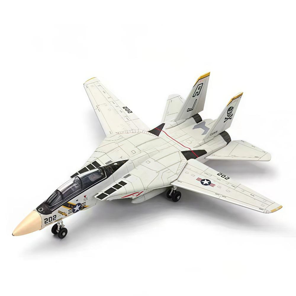 Истребитель F-14 1:72, собранная пластиковая модель самолета (включая дисплейную стойку), домашний дисплей и коллекция, креативные подарки