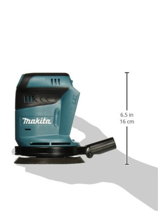 Makita XOB01Z 18V LXT Беспроводная эксцентриковая шлифмашина Makita на литий-ионном аккумуляторе, 7 000, 9 500, 11 000 об/мин, 5 дюймов