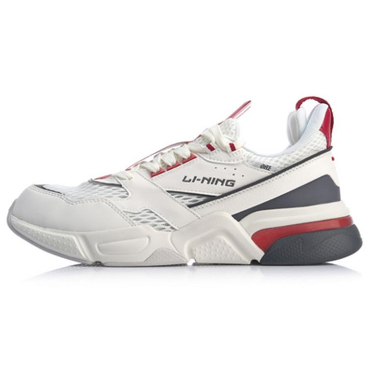 Li Ning Journey Износостойкие Дышащие Низкие Спортивные Повседневные Кроссовки Мужские Туманно-Белые AGCP061-2