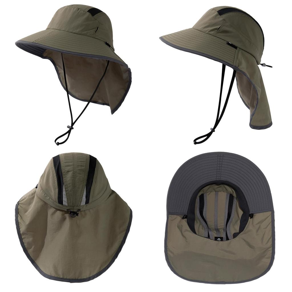 Шляпа Safari Hat для приключений Boonie Fishing UV Military Sun Hat с шейным вырезом и подбородком Wide UV Hiking [TOP-EX] Мужская, Шляпа, Складная, Шляпа, Шляпа, Защита, Шляпа, Шляпа,