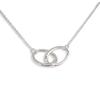 [Used] TIFFANY/Tiffany 925 Double Loop Necklace [g389-59]