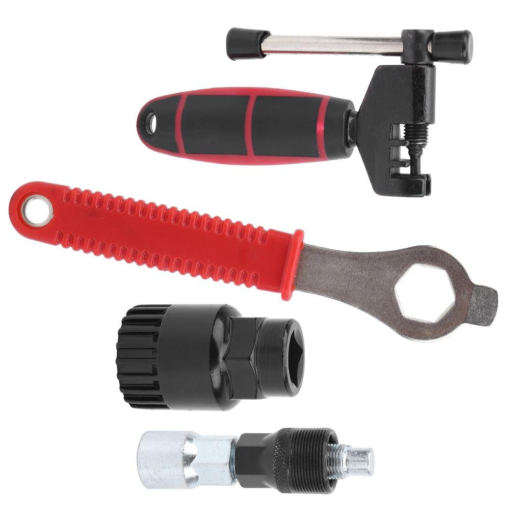 Набор инструментов для ремонта велосипеда Гаечный ключ Кусачки для цепи Съемник шатунов Съемник каретки Черный