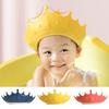 Adjustable Baby Shower Shampoo Cap Crown Shape Wash Hair Shield Hat for Baby Ear Protection Safe Children Shower Head Cover