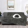 Greece Evil Eye Themed Blanket Warm Bedding Portable Travel Blanket Blanket