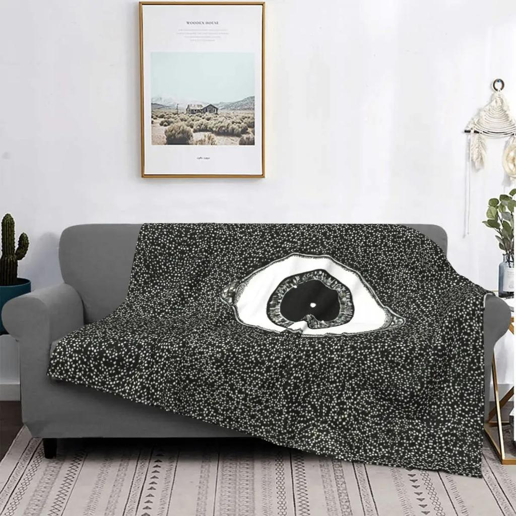 Greece Evil Eye Themed Blanket Warm Bedding Portable Travel Blanket Blanket