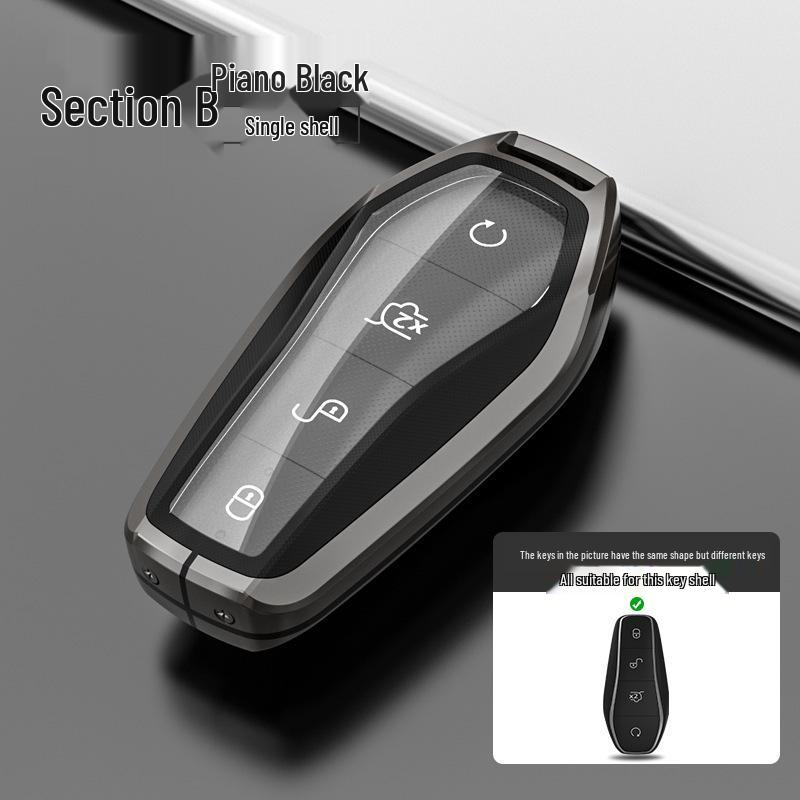 Чехол для ключей BYD: Совместим с Song Pro Plus, Yuan DMI, Dolphin, Han, Tang, Qin, Seal и Destroyer 05 Защитный чехол.