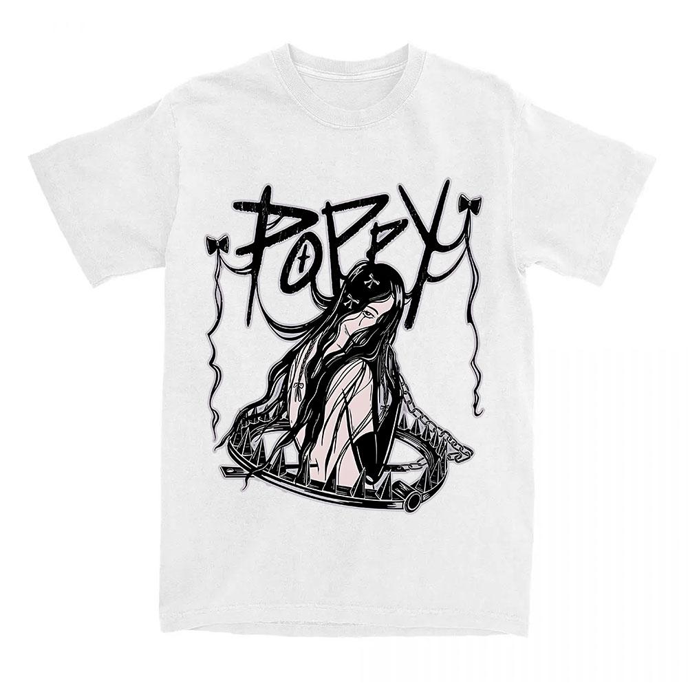 Poppy Zinc Bear Trap Tee Summer Cotton O-neck Short Sleeve T-shirt Casual Fashion Women/Men Tshirts Graphic Clothes
