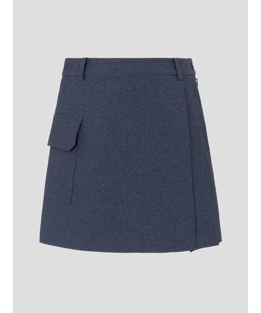 BEANPOLE GOLF Women'S Blue Two-Tone Culottes Navy