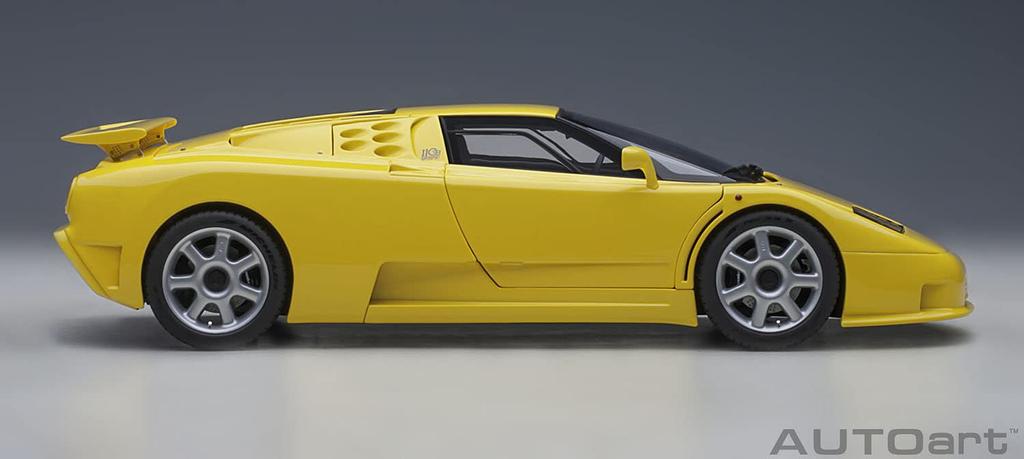 AUTOart Bugatti EB110 SS Желтый Готовый продукт 70918 1/18