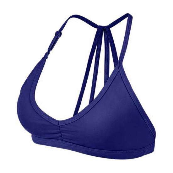 Женский спортивный бюстгальтер со съемными бретельками, беспроводной, с бретельками, спинка-борцовка, лифчик для йоги и фитнеса, быстросохнущий, без косточек, укороченный топ для тренировок в спортзале