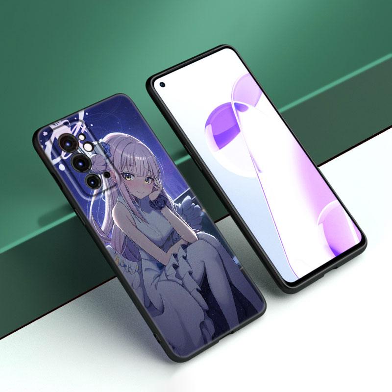 Blue Archive Game Black Silicone Phone Case For OnePlus 9 10 11 12 ACE 2V Pro 9RT 10T 10R Nord CE 2 3 Lite N10 N20 N30 5G