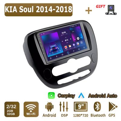 Android Carplay автомобильное радио для KIA Soul 2014-2018 мультимедийный проигрыватель головное устройство стерео GPS навигация BT WIFI 2+32 ГБ