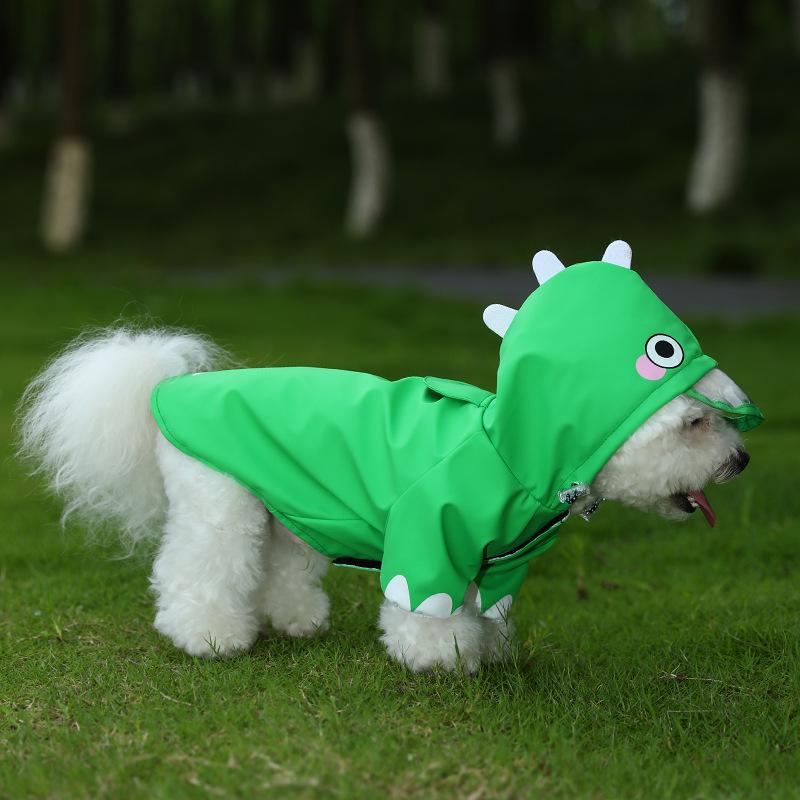 New pet universal raincoat cat dog cute windproof comfortable wear-resistant raincoat cartoon transformed into raincoat