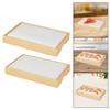 Ice Sushi Serving Platter Board Food Dish, Durable,Ice Dish for Restaurant
