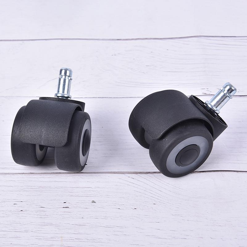 Universal Mute Wheel Office Chair Replacement Casters Rubber Roller Furniture