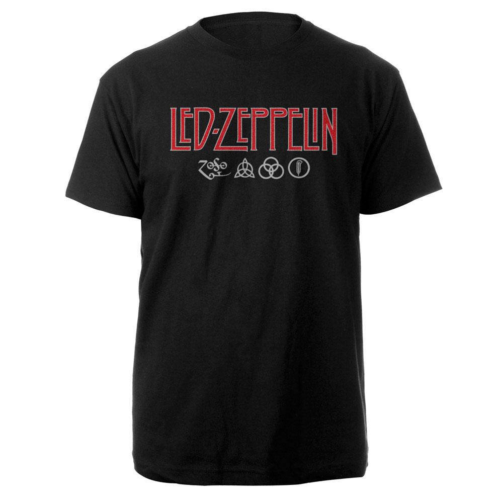 Led Zeppelin Футболка с логотипом унисекс для взрослых