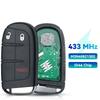 KEYYOU 1PCS Smart Remote Key 433Mhz ID46 Chip Keyless For Jeep Renegade Compass C-CUV Trailhawk SIP22 M3N-40821302 M3N40821302
