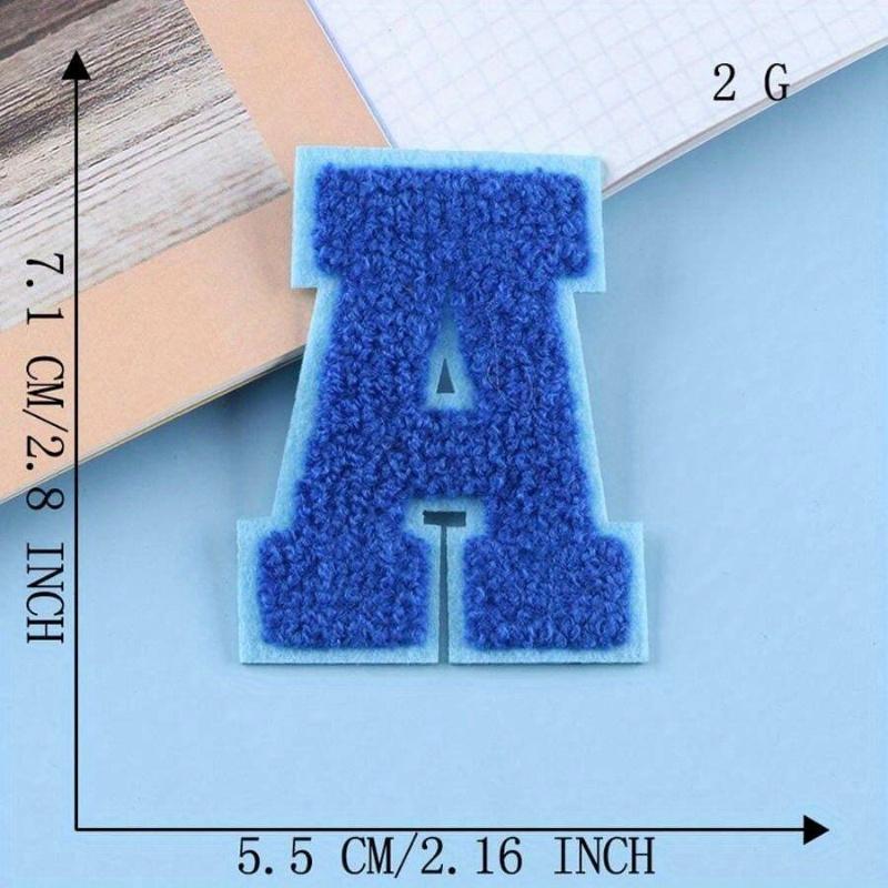 Fashion Colorful Letter Embroidered Patch, Heat Transfer Sew On Clothes Decorative Patch