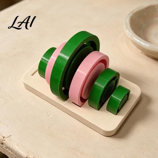 Lightweight Clay Molding Tools Pottery Foot Sizes Base 6 Ring Set Aligner Templates Reusable Plastic Molds Shaping for Ceramic Mugs Bowls