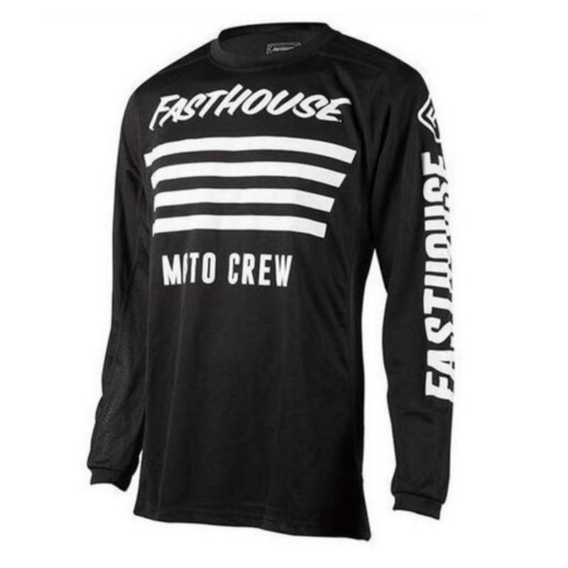 FASTHOUSE Mens Cycling Jersey Long Sleeve Quick Dry Mountain Bike Shirt Outdoor Offroad Riding