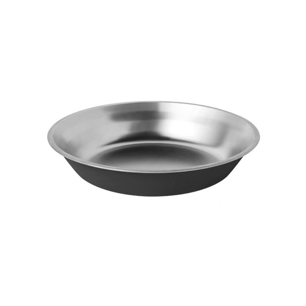 Wide Mouth Cat Food Bowls Anti-Tip Dog Food Dish Stainless Steel Dog Bowl Pet Drinking Feeding