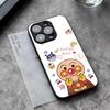 Мультяшный милый чехол для телефона Анпанман для IPhone 15 Pro Max 14 Pro 12 11 13 Mini X XR XS 16 Plus SE Закаленное стекло Задняя крышка
