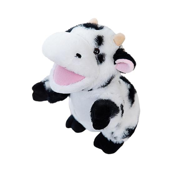 Плюшевая ферма, рот, собака, рука, кукольная игрушка, подвижное животное, утка, лошадь, корова, овца, свинья, ручная кукла, роль